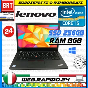 PC NOTEBOOK PORTATILE LENOVO L470 14" CPU I5-6300U RAM 8GB SSD 256GB WIN 11 - Foto 1 di 5