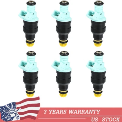 Inyectores de combustible 6 piezas para BMW 1992-1995 325i 325is 525i 2,5 L 1998-1999 323i 323is Foto 1 de 4