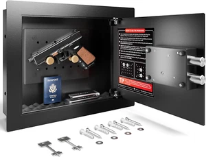 Hidden in Wall Safes between Studs with Removable Pegboard, 0.405 Cubic Ft. Hidd - Picture 1 of 12