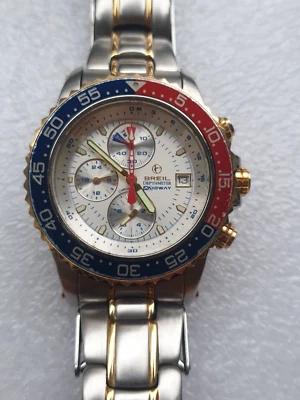 Breil Diver 200m Midway Depthmeter full set Rare - Immagine 1 di 4