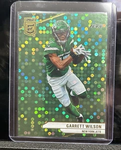 2024 Donruss Elite #16 Garrett Wilson Green Disco New York Jets - Picture 1 of 2