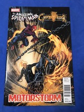 SPIDER-MAN/GHOST RIDER: MOTORSTORM #1 | RARE Newsstand Variant | 2011 | NM