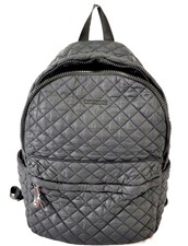 MZ Wallace Large 'Metro' Black Quilted Oxford Nylon Backpack $245.00 #907