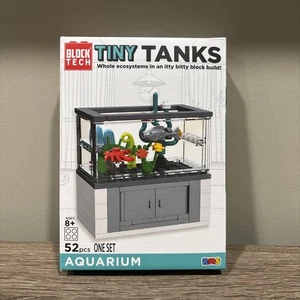 NEW, TINY TANKS AQUARIUM 52 PCS BLOCK SET, BLOCK TECH - Picture 1 of 6