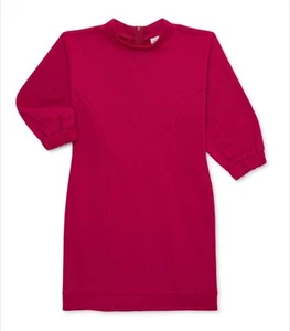 Wonder Nation Princess Seamed Dress Girls XS  4-5 Fuchsia Pink New - Picture 1 of 3