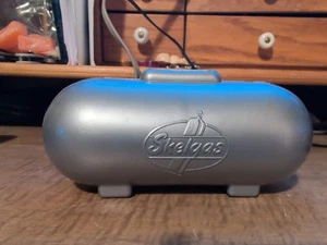 Banco promocional tanque propano Skelga vintage - Imagen 1 de 6