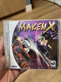 Maken X (Sega Dreamcast, 2000) COMPLETE & EXCELLENT! Manual/Case/Registration ++