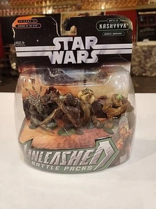 Star Wars Episode III Unleashed Battle Packs Kashyyyk Wookie Warriors Hasbro2005 - Picture 1 of 4