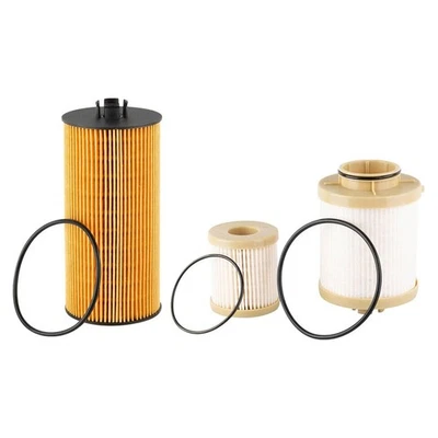 FD-4616 FL-2016 Kit filtro de aceite y combustible para Ford F250 F350 Super Duty 2003-07 6,0 L Foto 1 de 4