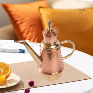 Copper Oil Dispenser 350ml Handcrafted Container Kitchen Copper Oil Container - Bild 1 von 7