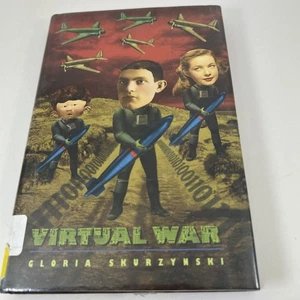 VIRTUAL WAR, Skurzynski, Gloria. 1997 1st Edition Cover Jacket Library Withdraw - Bild 1 von 9