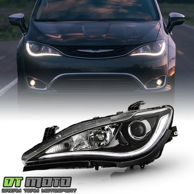 For 2017-2020 Chrysler Pacifica LED DRL Halogen Projector Headlight Driver Side - Image 1 of 4