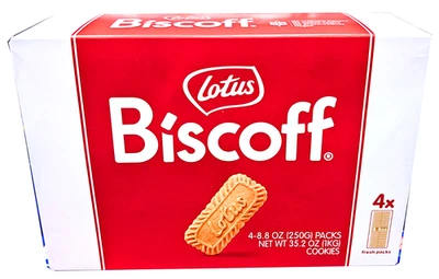 Galletas Lotus Biscoff 4 unidades x 8,8 OZ EXP 06/2026 Foto 1 de 4