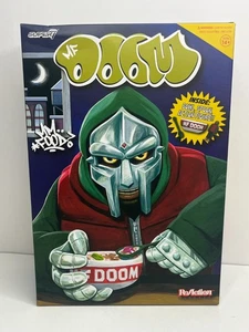 SUPER7 MF DOOM EXCLUSIVE CEREAL BOX, BOWL, SPOON & REACTION FIGURE NEW UNOPENED - Foto 1 di 11