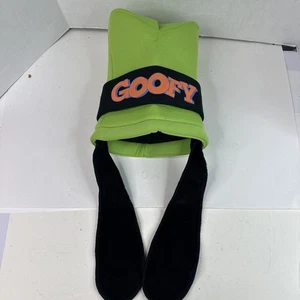 Disney Parks Authentic GOOFY Foam Hat With Floopy Ears Size Adult Green Black Y4 - Picture 1 of 9