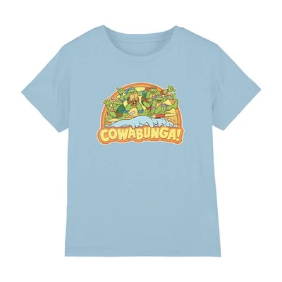 Teenage Mutant Ninja Turtles TMNT Boys T-Shirt Cowabunga Group 3-13 Years - Image 1 of 4
