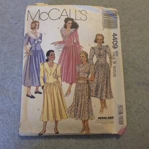 McCall's 4409 Misses Dress Pattern Size B (8-10-12) UNCUT Petite-able Vintage - Picture 1 of 8