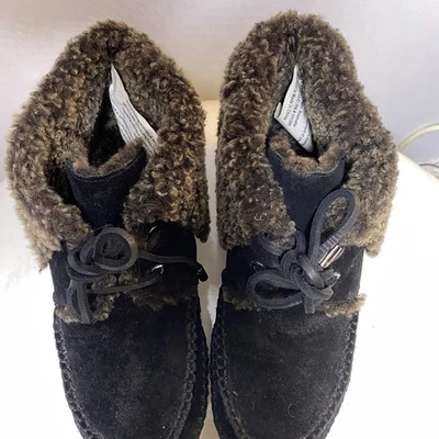 Botas Tory Burch para mujer de cuero marrón de piel de oveja sin usar, en caja, talla 9 nuevas Foto 1 de 4