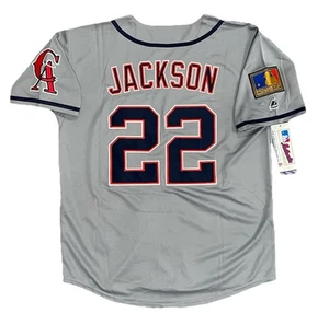 Bo Jackson 1994 California Angels Grey Road Jersey w/ 125th Patch Men’s Large - Picture 1 of 4