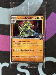 Pokemon Center Exclusive Team Rocket’s Tyranitar 96/182 Promo Sealed - Picture 1 of 2