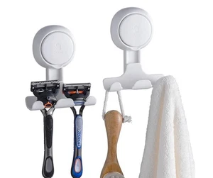 Taili Ventosa Confezione da 2 Porta Rasoio Sotto Doccia  - Foto 1 di 10