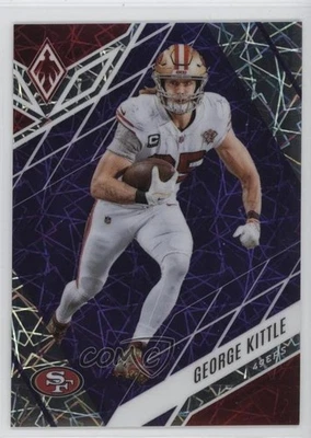 2022 Panini Phoenix Purple Lazer /99 George Kittle #55 - Image 1 of 2