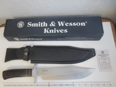 Vintage Smith & Wesson Texas Hold' Em Limited Issue THBB Bowie Knife in Box NIB - Image 1 of 4