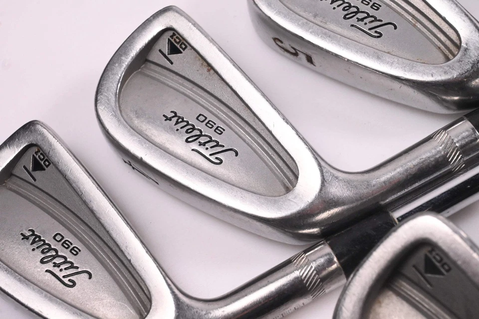 Left Hand Titleist DCI 990 Irons / 3-PW / X-Flex Precision Rifle Shafts - Image 1 of 4