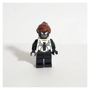 Lego Marvel Super Heroes Minifigure SH0615 Spider-Girl Black White 76148 - Loose - Picture 1 of 7