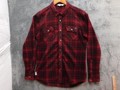 O'Neill Woolrich Shirt Mens Medium Red Black Plaid Flannel Button Down Outdoors - Image 1 of 4
