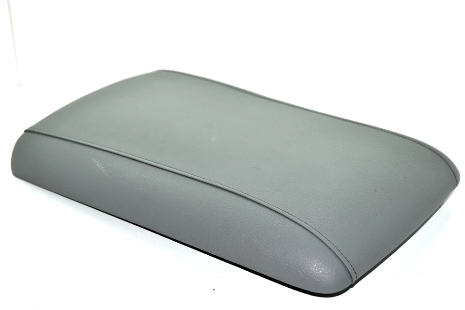 💎 2003-2006 Ford Expedition console central couro cinza apoio de braço tampa tampa fabricante de equipamento original - Imagem 1 de 4