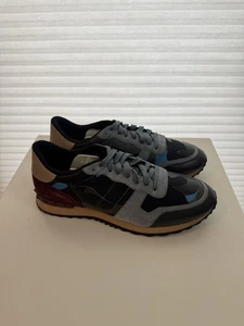 Size 44EU (11 US) - Valentino Garavani Camouflage Rockrunner Men’s Sneakers Camo - Picture 1 of 8