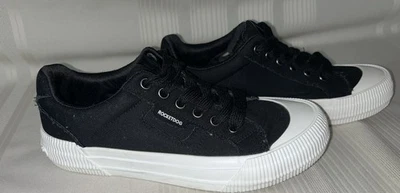 Tênis de Lona Rocket Dog Cecila em Preto e Branco Feminino Tamanho 8 - Imagem 1 de 4