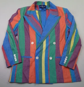 Ralph Lauren Giacca Uomo Media Righe Elegante Formale Nautica Punting Blazer - Foto 1 di 15