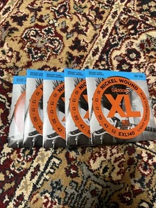 5 sets ofD'Addario EXL140 XL Electric Guitar Strings 10-52 Light Top/Heavy Bot - Picture 1 of 2
