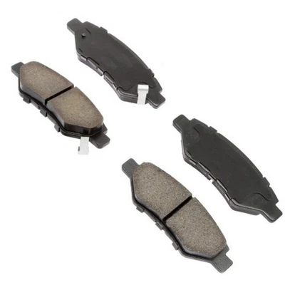 Pastillas de freno de disco traseras ranuradas de cerámica genuinas ACDelco para Saab 9-4X 2011 19427942 Foto 1 de 4