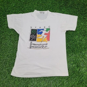 Vintage 1991 New-York Marathon Shirt Small 18x25 NYRRC - Picture 1 of 14