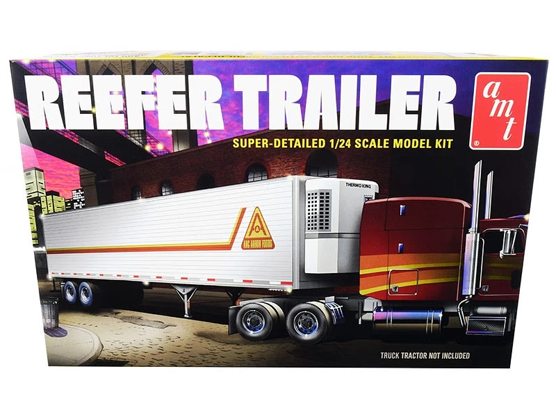 Skill 3 Model Kit Reefer Trailer 1/24 Scale Model by AMT - Image 1 of 1
