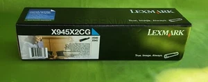 Oryginalny toner Lexmark X945X2CG cyjan - Zdjęcie 1 z 7