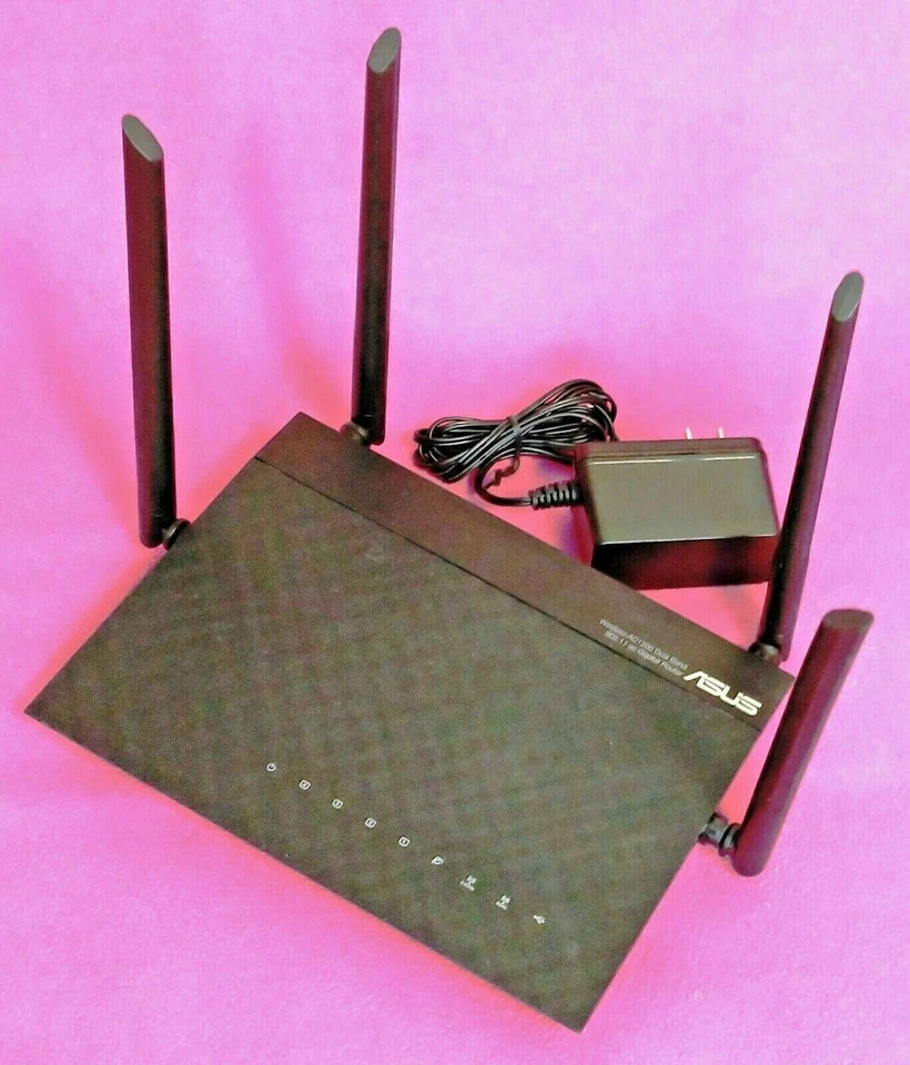 ASUS RT-AC1200G Dual Band 2.4G/5G 2x2 802.11AC Wireless AC1200 Gigabit Router - Image 1 of 1