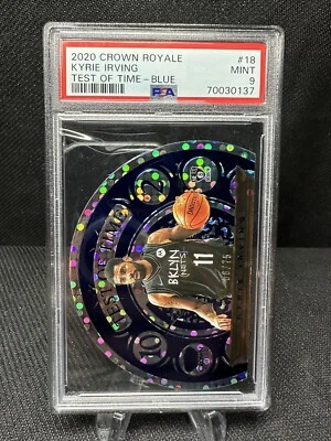 2020-21 Panini Crown Royale Kyrie Irving Test of Time BLUE /75 - Image 1 of 3