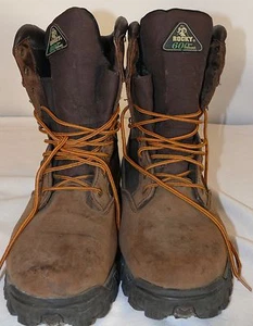 ROCKY 600 HUNTING MENS SIZE 12 STEEL TOE ULTRA LIGHT  WATERPROOF - Picture 1 of 8