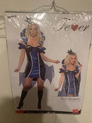 New Sexy Evil Queen Costume Adult Size Small 6-8 US Dress With Cape & Arm Cuffs - Image 1 of 4