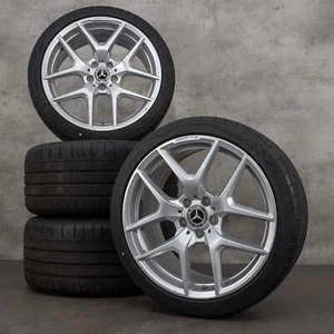 AMG 19 Zoll Mercedes Benz Felgen GT C190 R190 Sommerreifen Sommerräder - Bild 1 von 5