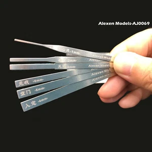 Stainless Steel Model Grinding Stick File Set Hobby Craft Tools Model Part 10in1 - Picture 1 of 9
