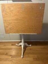 Antique Drafting table With Cast Iron Base