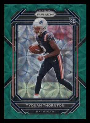 2022 Panini Prizm Prizms Green Scope #328 Tyquan Thornton /75 - Image 1 of 2