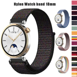 18mm Nylon Loop Armband Für Huawei Watch GT4 41mm Smartwatch Ersatz Uhrenarmband - Bild 1 von 53