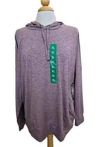 Sudadera con capucha pulóver Skechers Go Walk para mujer calce relajado manga larga XL malva claro - Imagen 1 de 10