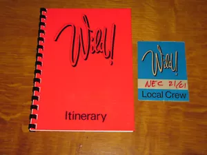 ERASURE - WILD TOUR 1990 UK TOUR ROUTE AND CREW PASS (DEPECHE MODE) - Bild 1 von 16